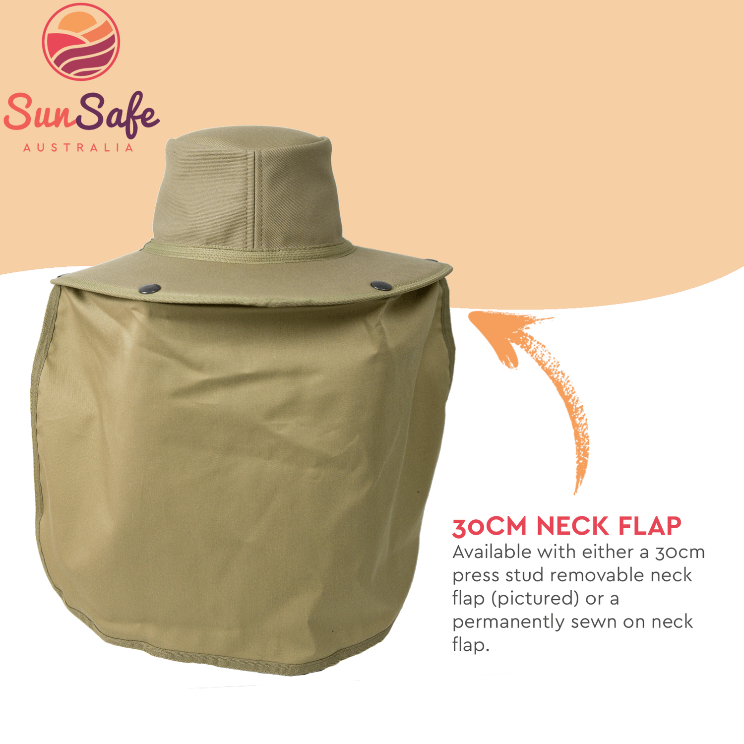 Sunsafe Australia Hearing Protection Hat, Small - Image 5
