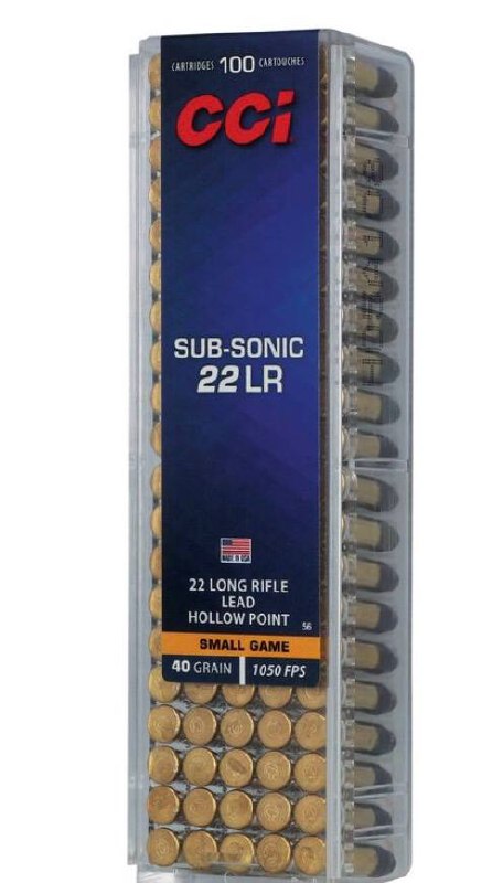 Sub-Sonic HP, 22 LR, 40 Grain, Lead Hollow Point, 1050 fps - Image 2